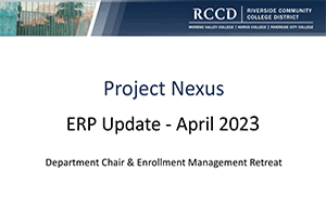 ERP Update