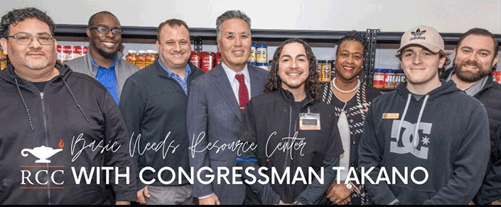 Congressman Visits Riverside City College to See Impact of Basic Needs Resource Center