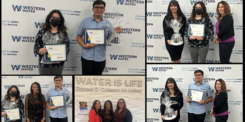 RCCD Students Celebrate Recognition at Western Municipal Water District Event