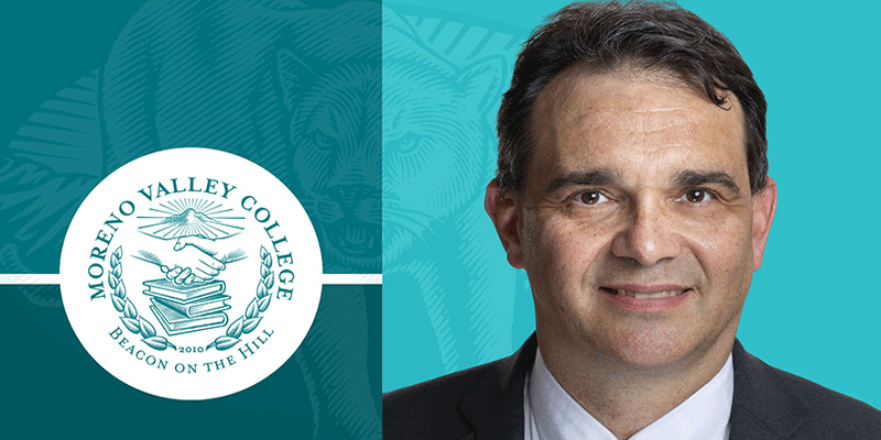 Rudy Besikof, Ed.D., Named Fifth President of Moreno Valley College