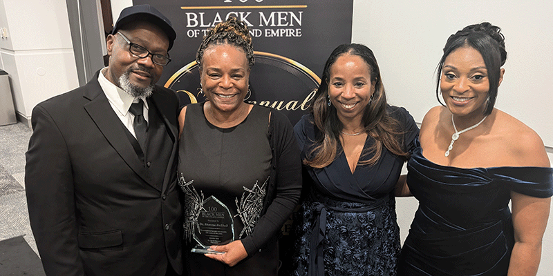 Shawna BuShell, Ed.D., Honored with Community Advocate Award by 100 Black Men of the Inland Empire