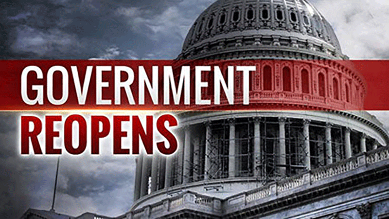 The Federal Government Opens After a 43-day shutdown